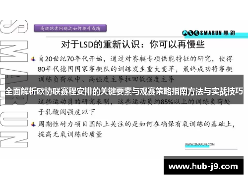 全面解析欧协联赛程安排的关键要素与观赛策略指南方法与实战技巧